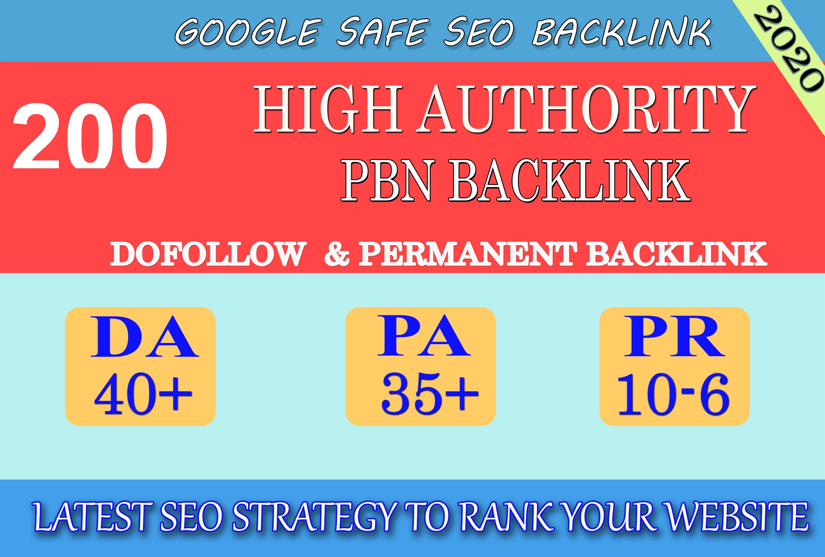 I will provide DA40+ PA30+ PR6+ 200 Web2.0 High Quali...