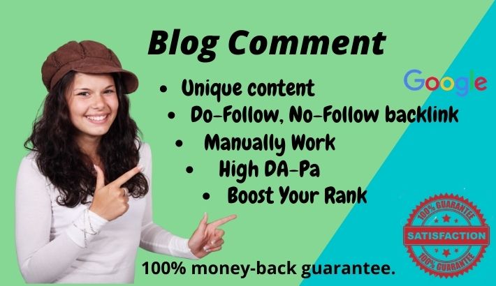 I will create blog comments or backlinks on related w...