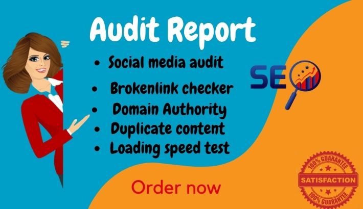 I will provide website audit report within 24 hours