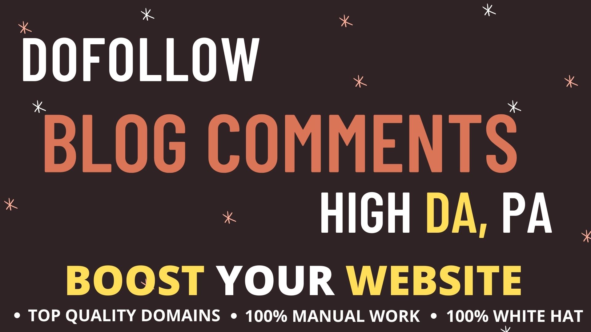 I Will Provide High DA PA 200 Do Follow Manual Blog C...