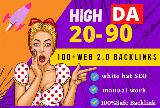 I Will provide 100 Web 2.0 HIGHT-QUALITY Content Backlinks