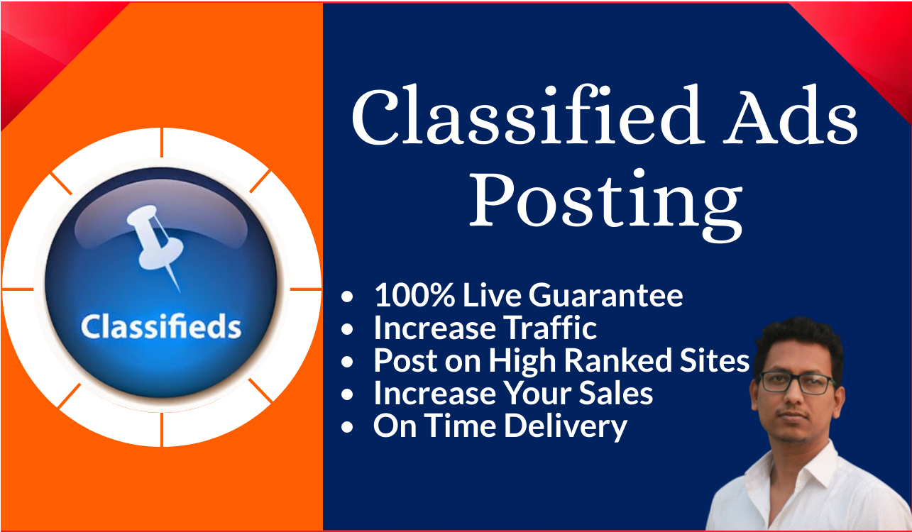 I will manually post your ads on 100 USA High Ranked ...