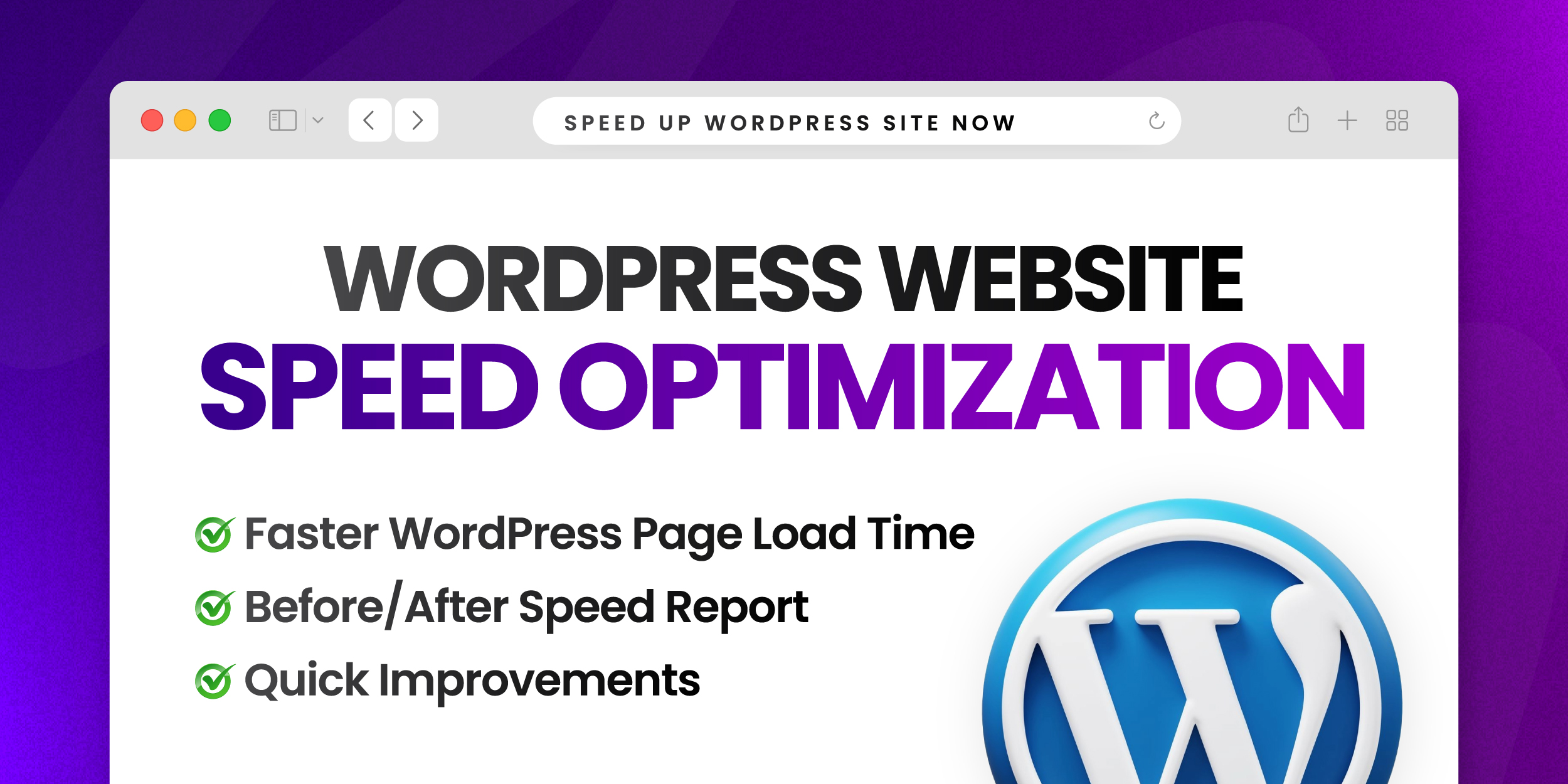 WordPress Website Speed Optimization For Higher Searc...