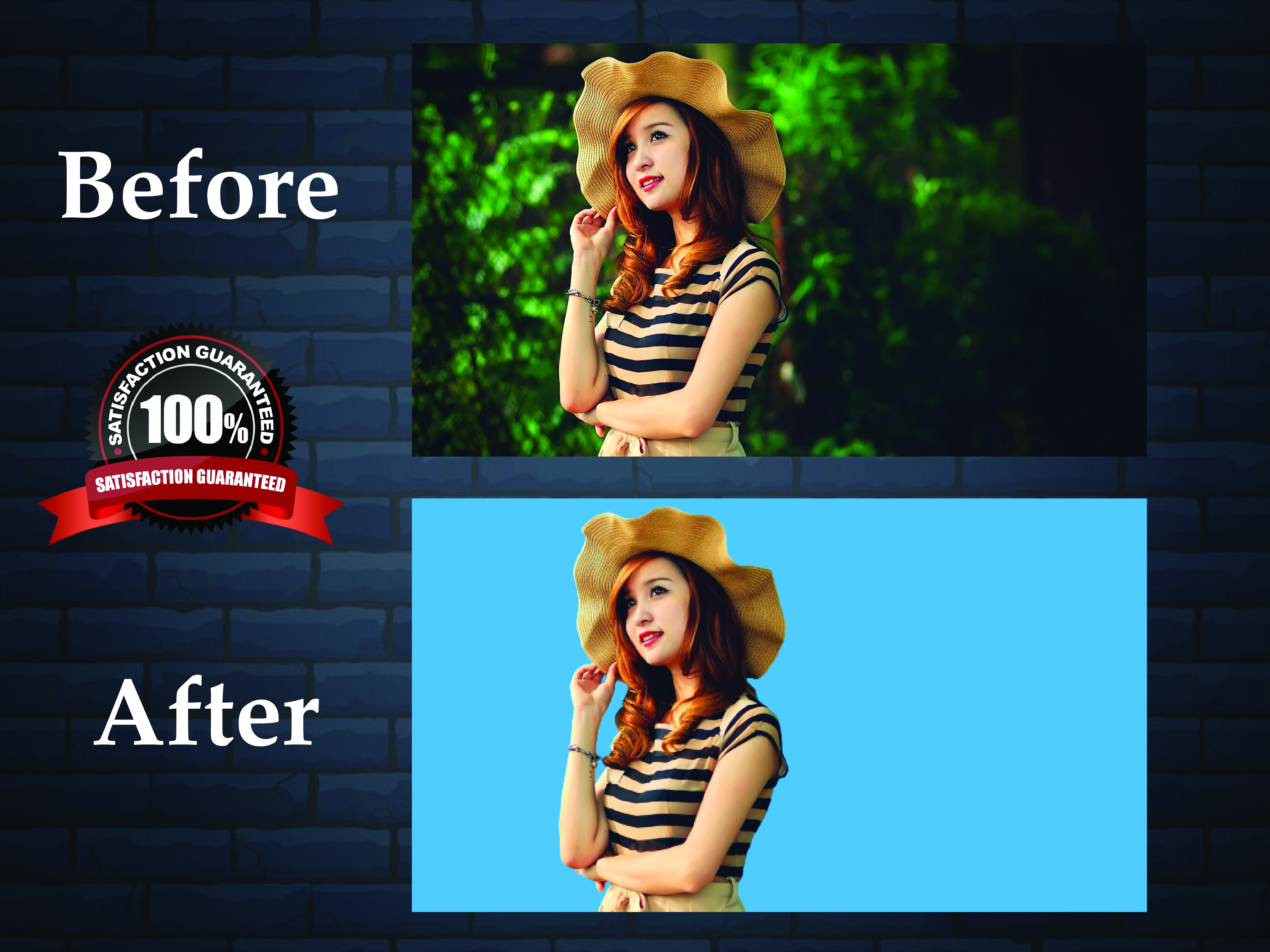 I will do background remove or background edit 4 imag...