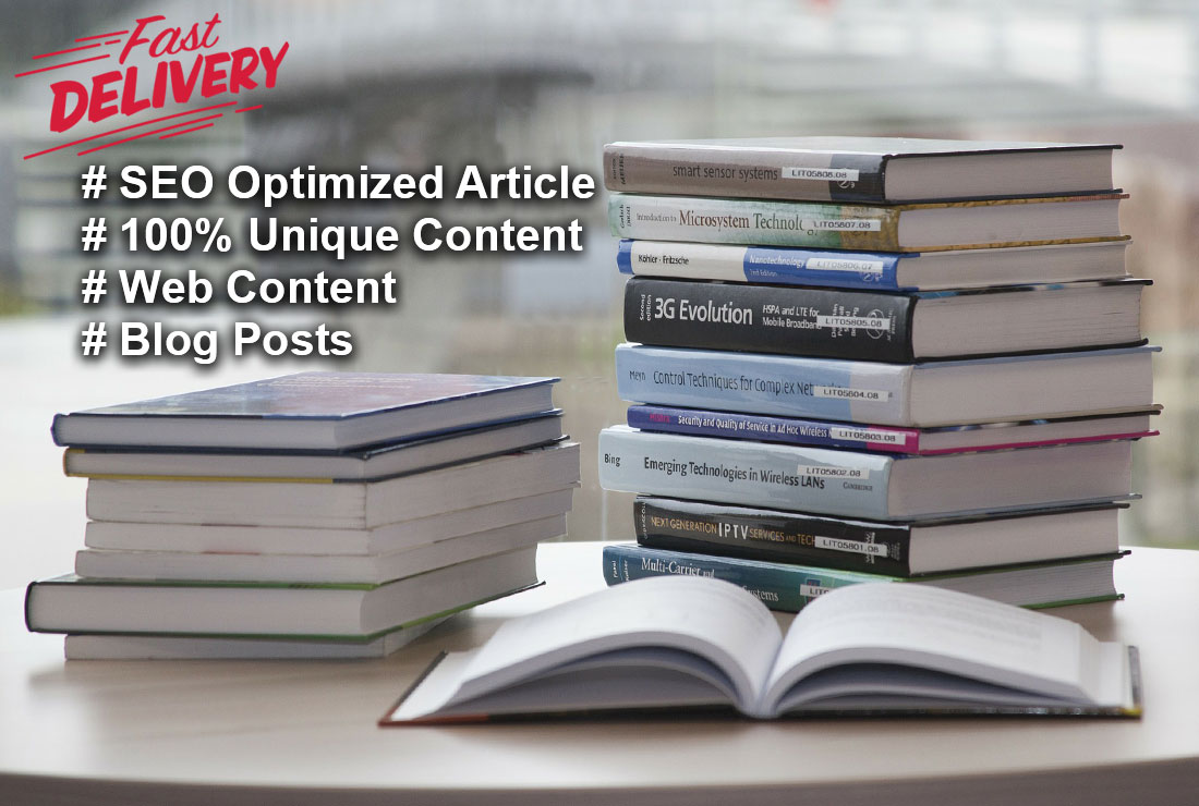 I'll write seo-friendly, well researched blog, arti...