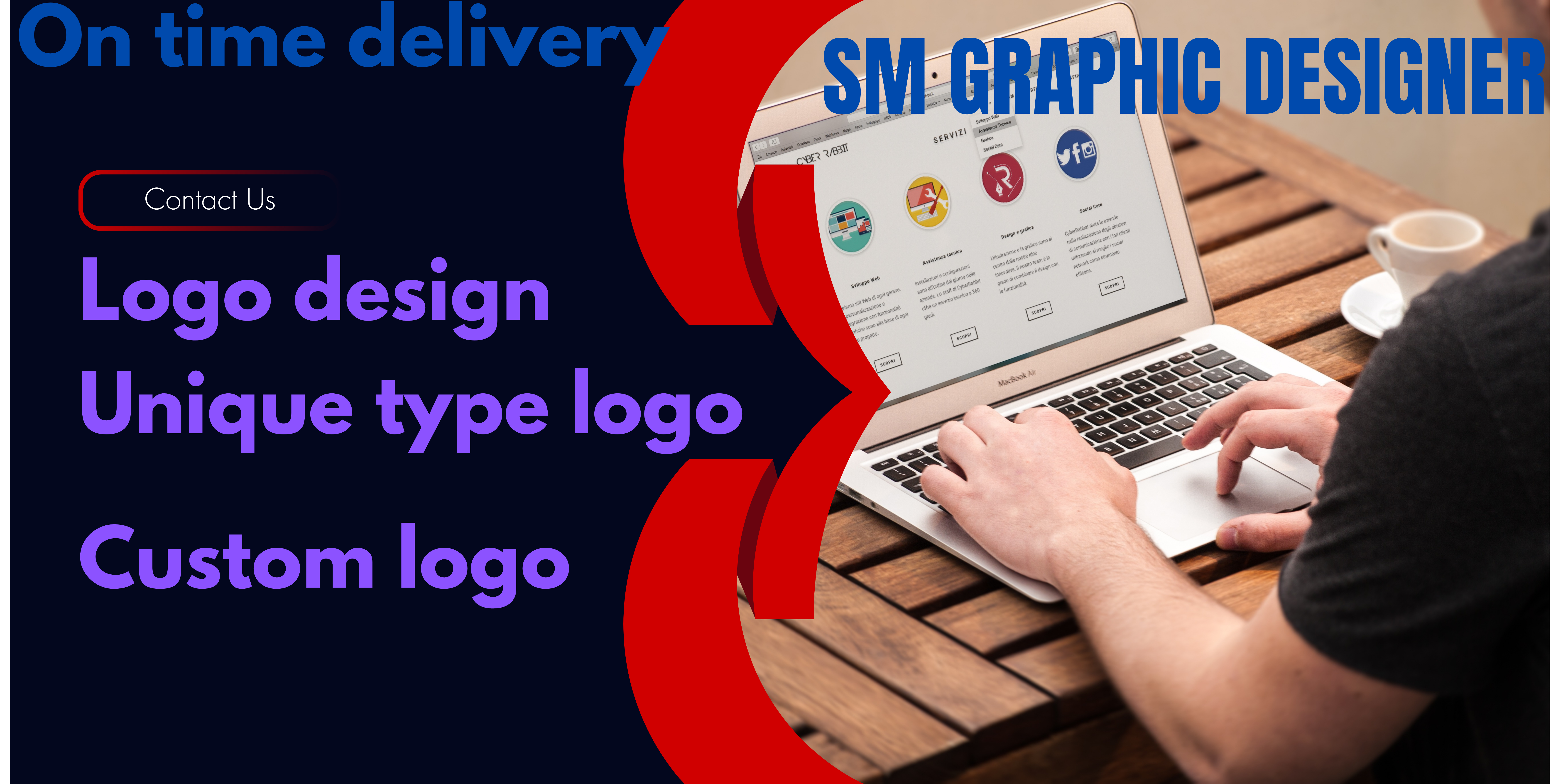 I am a graphic designer. I will create the creative t...