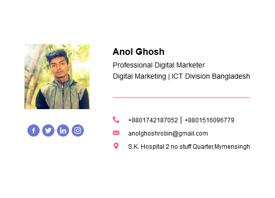 I'll provide Smart HTML Email Signature With Clickabl...