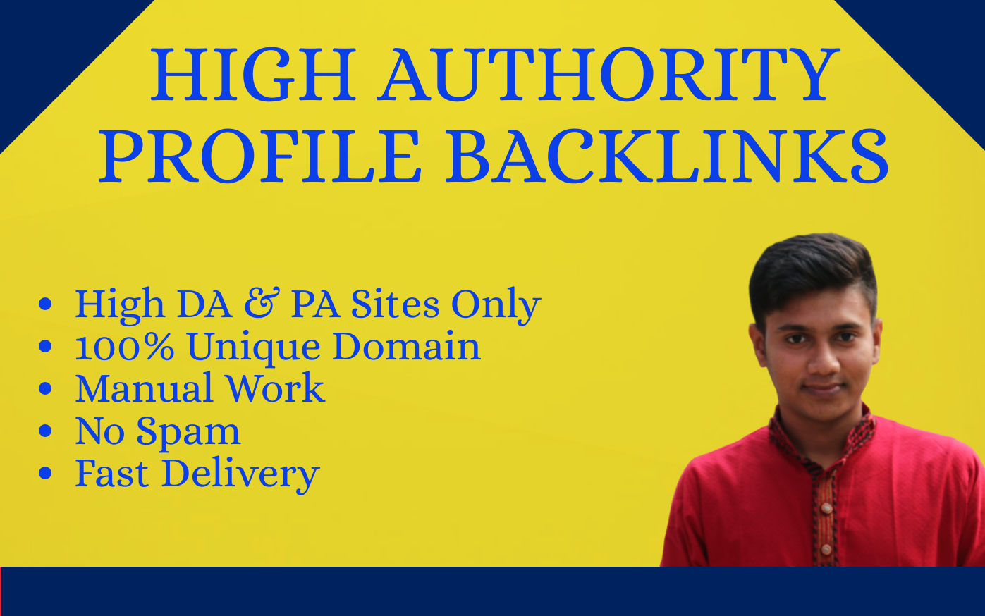 I will create 100+ high-quality Profile Creation Back...