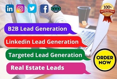 I will do 100 Targeted b2b Lead Generation Linkedin l...