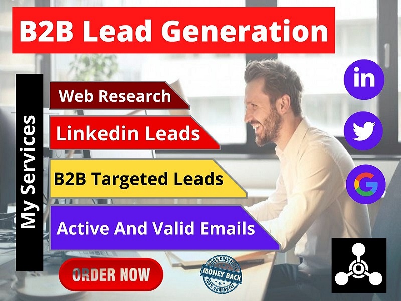 I will Generate 100 Targeted b2b Lead Generation for ...