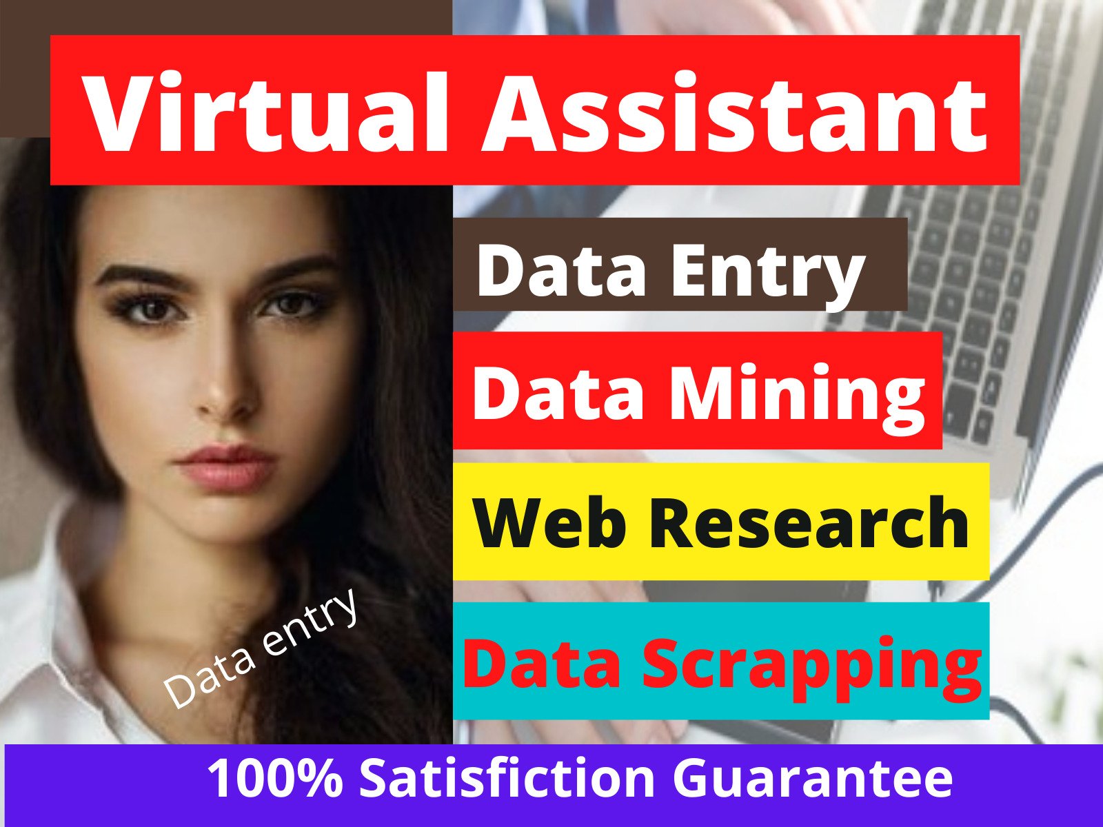 I will be your virtual assistant for web research, d...