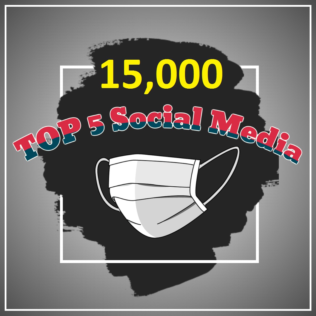 give 15,000 Social Signals 5 Social Media Website