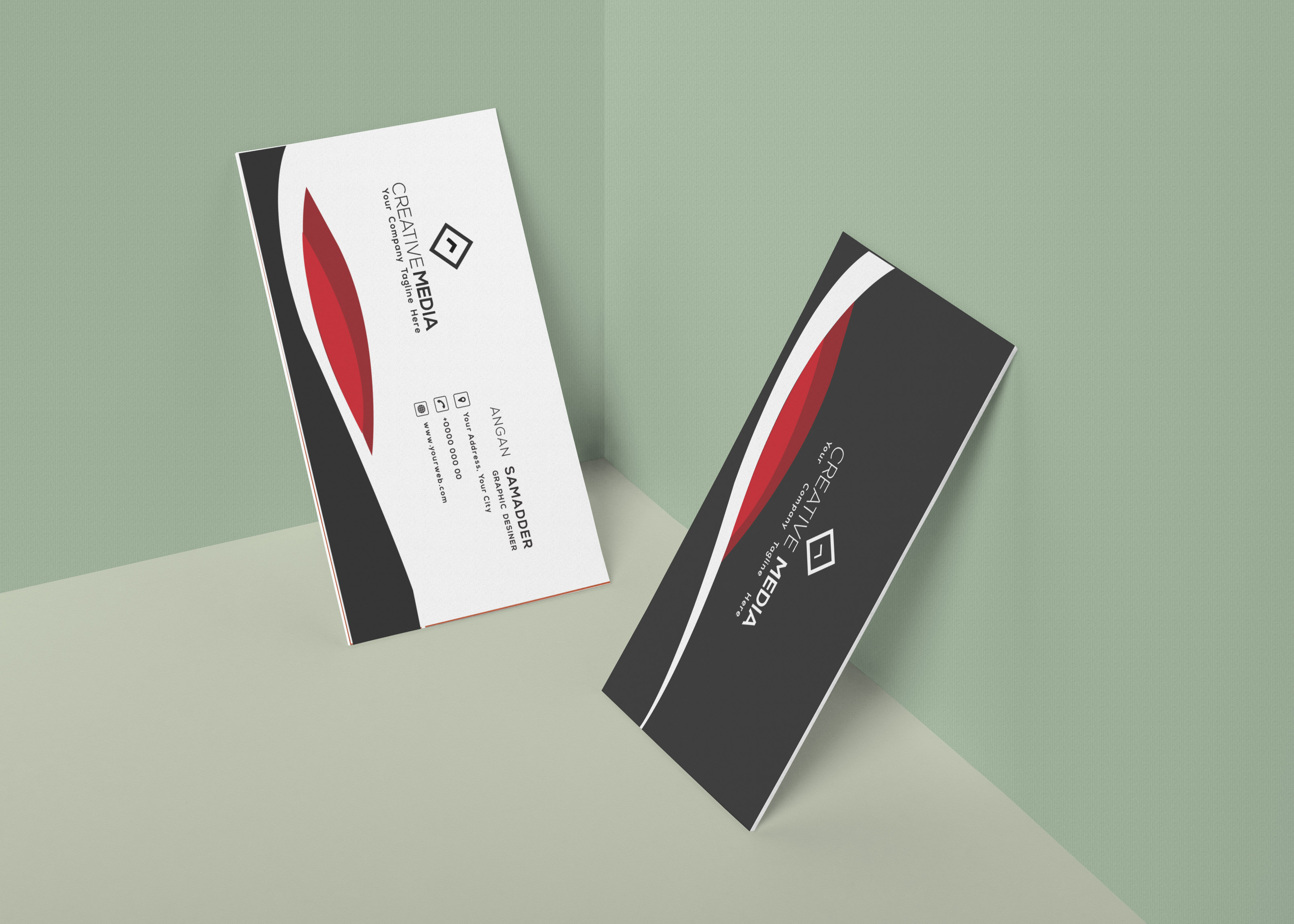 I will do professional and minimalist business card f...