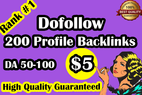 I will do profile backlinks manually