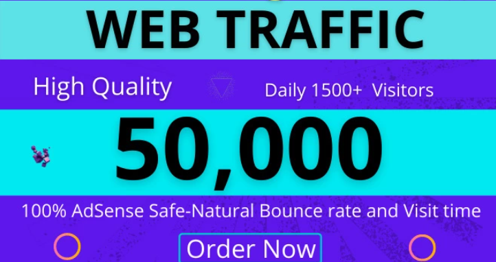 PayPal Accepted- I Will Provide 50000+ Organic Web Tr...