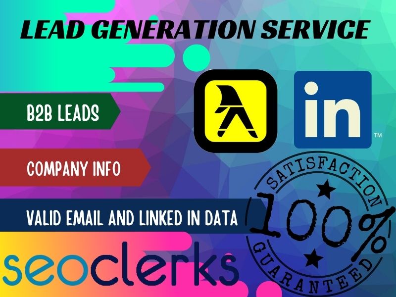 I will do lead generation by valid email and linkedin...