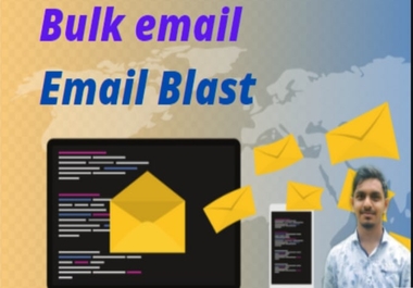 I will collect 1000 bulk email, send bulk email for e...