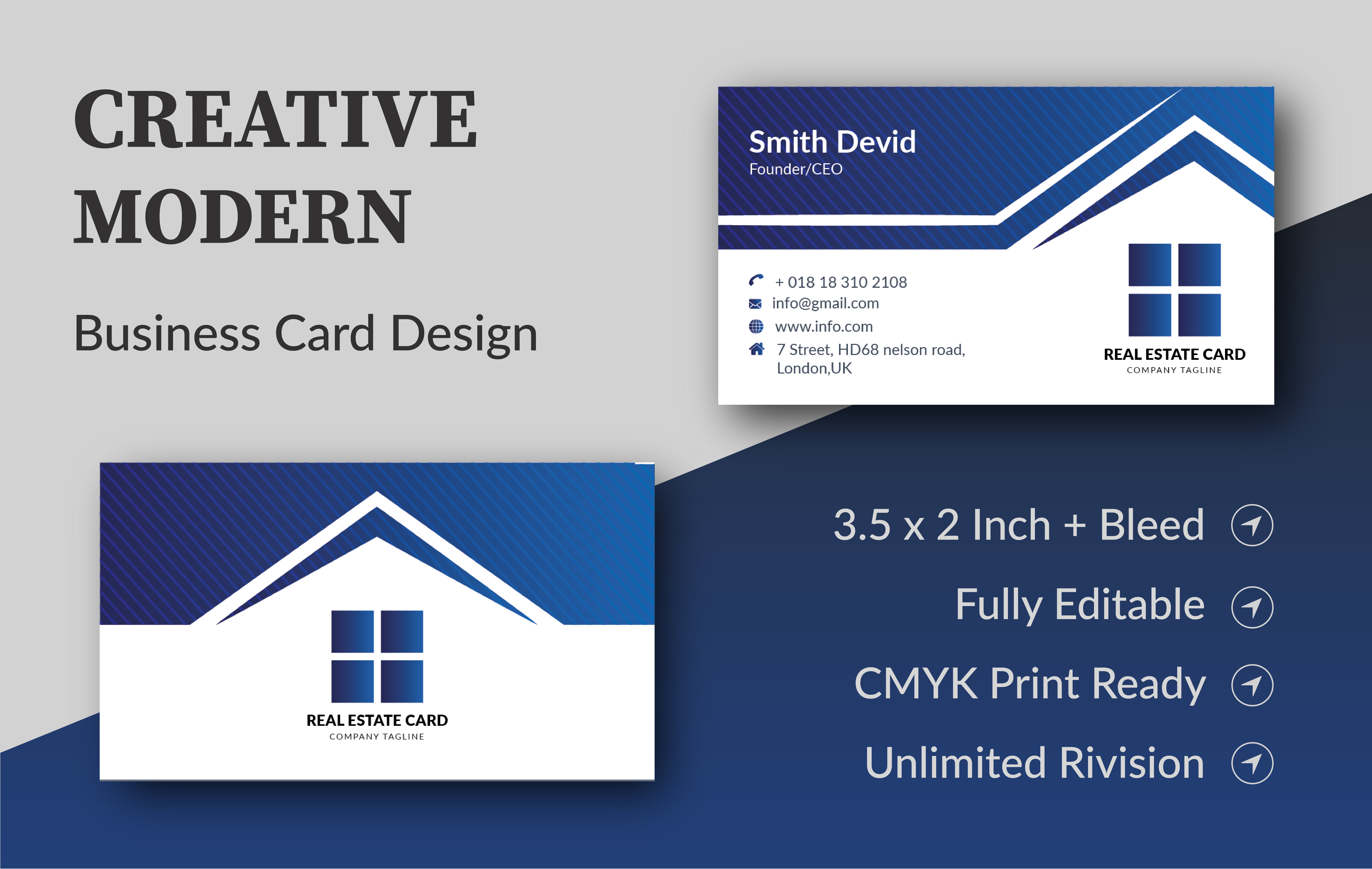 I will design creative professional minimalist busine...