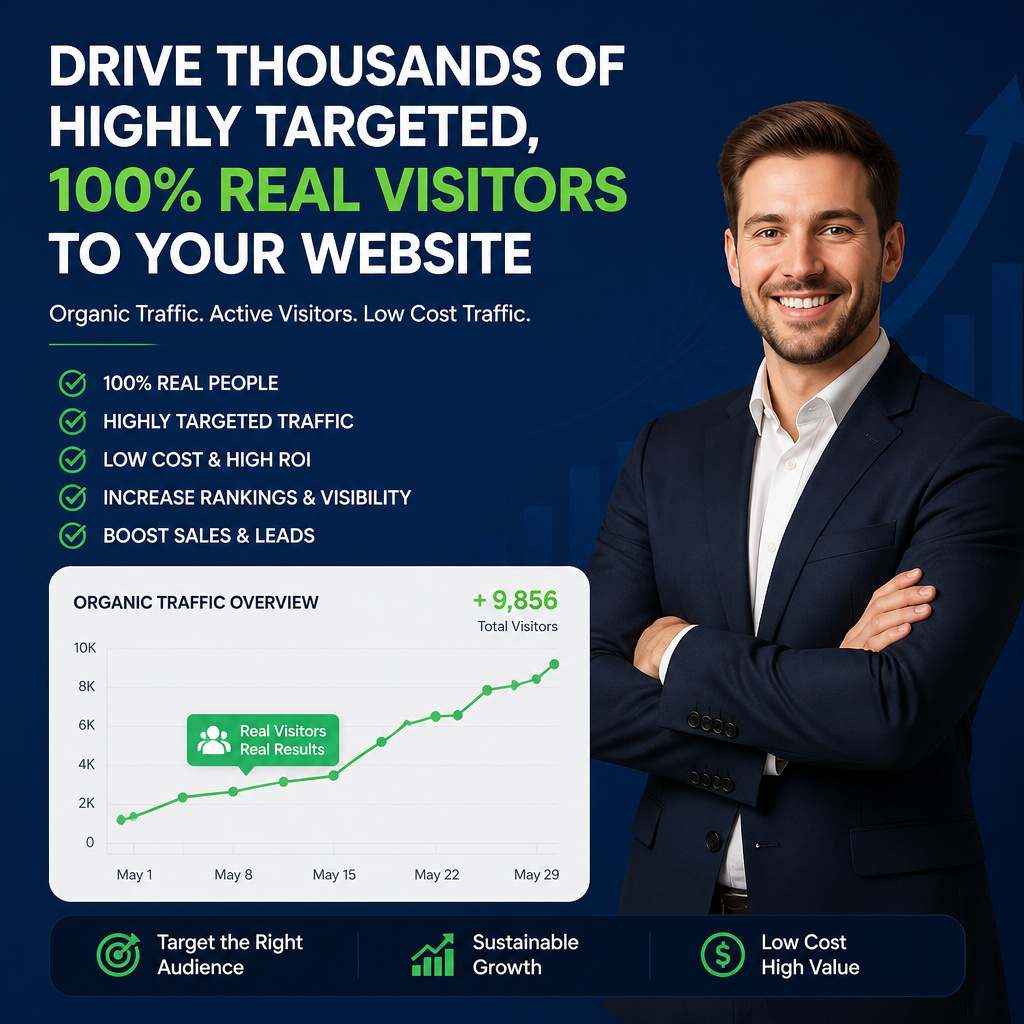 I will drive thousands of visitors to your website