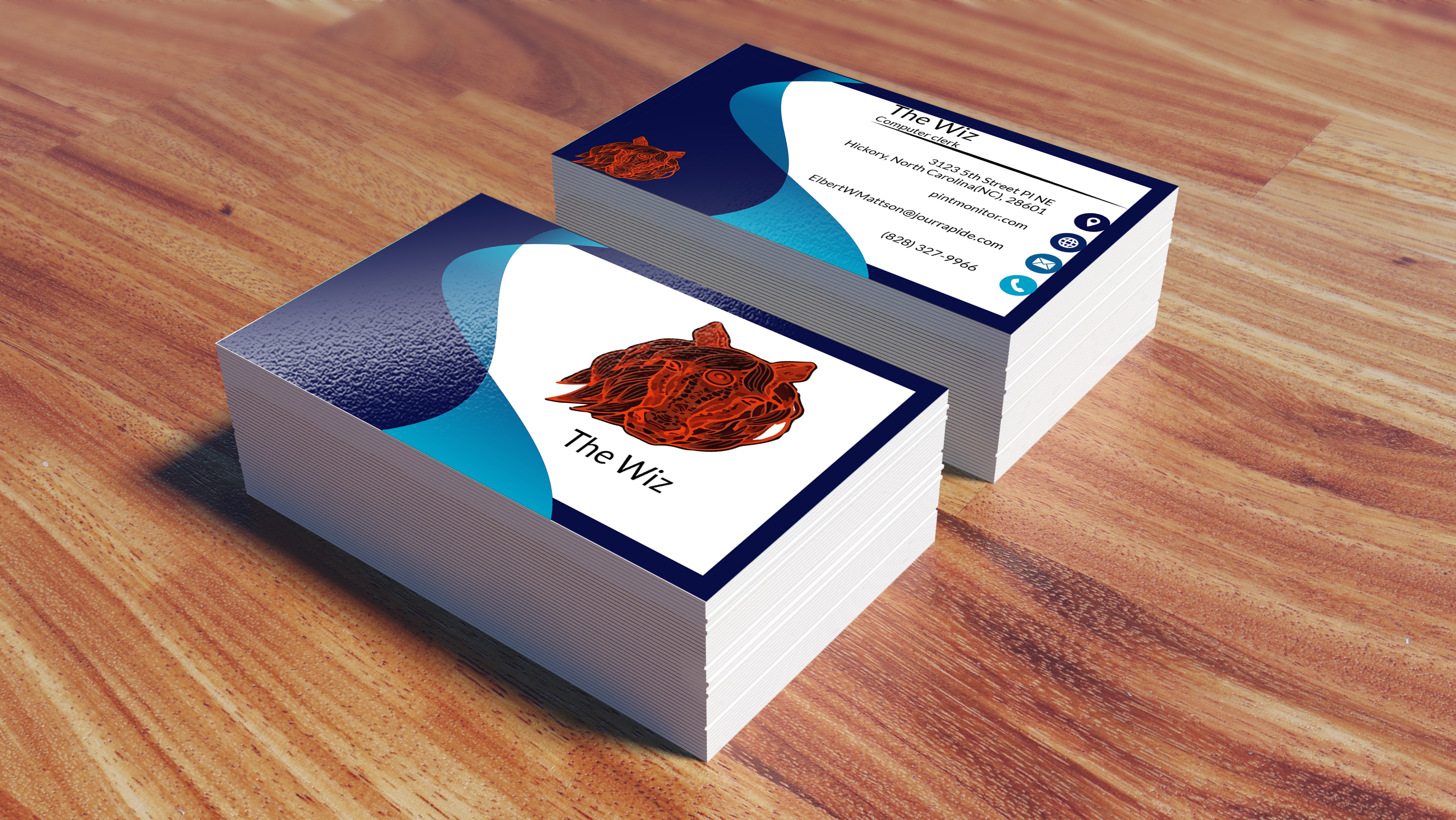 I will give you eyecatching business card with low co...