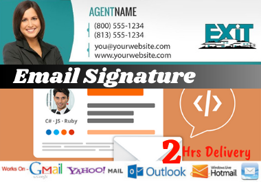 I will create professional clickable HTML gmail and o...