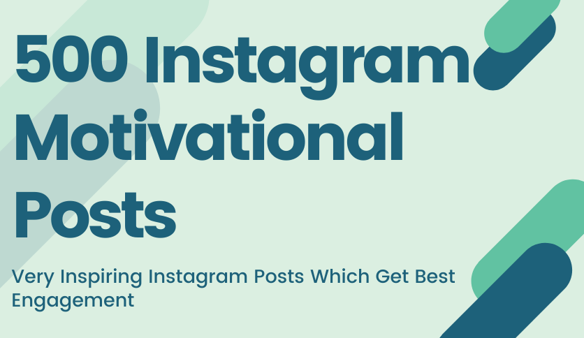 I will Design 500 Inspirational Quotes Instagram Post...