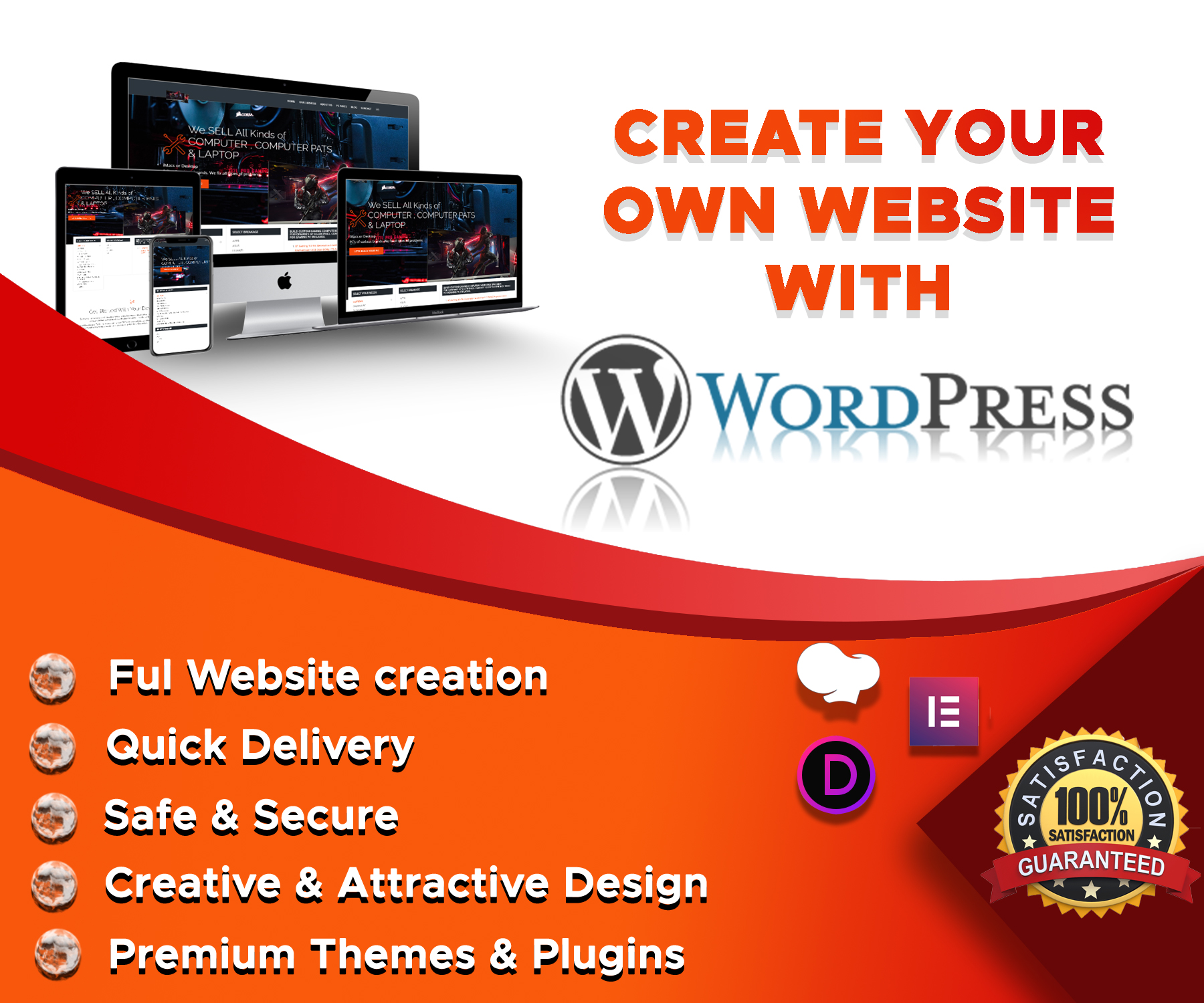Design professional and responsive eCommerce website