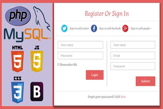 I wil make a dynamic webform using php
