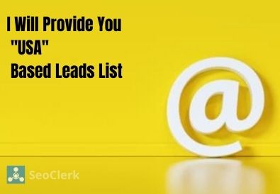 I Will Provide You 'USA' Based Active Leads - 100 Gua...