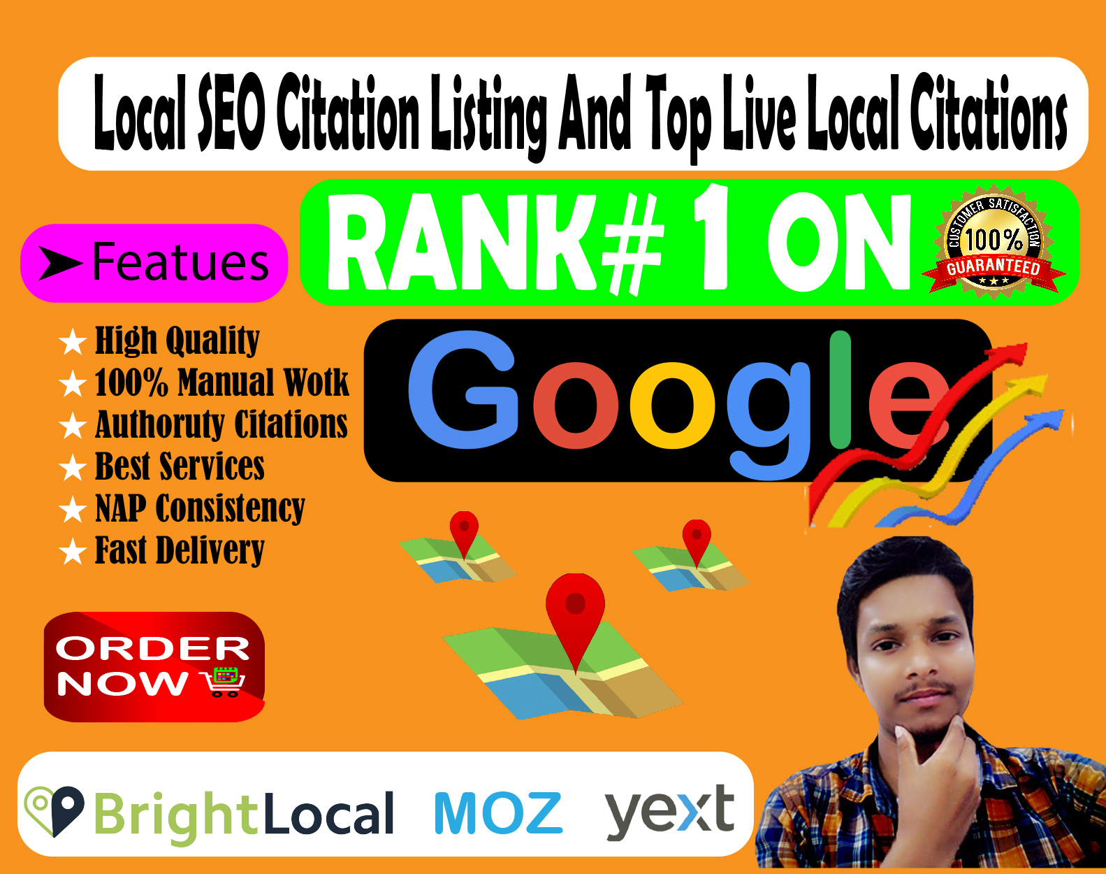 I will do local SEO citation I'll do it right now for...