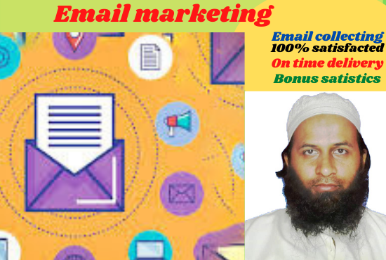 I will do email marketing, collecting, scraping for...