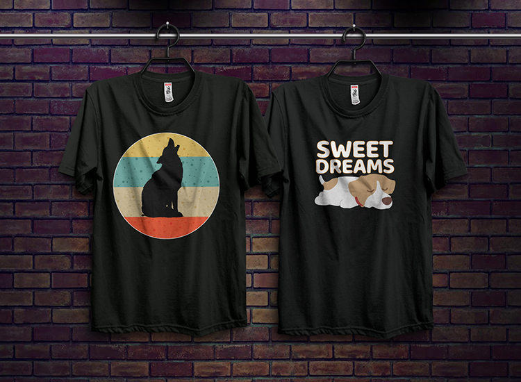 I will create dog Tshirt design for you.