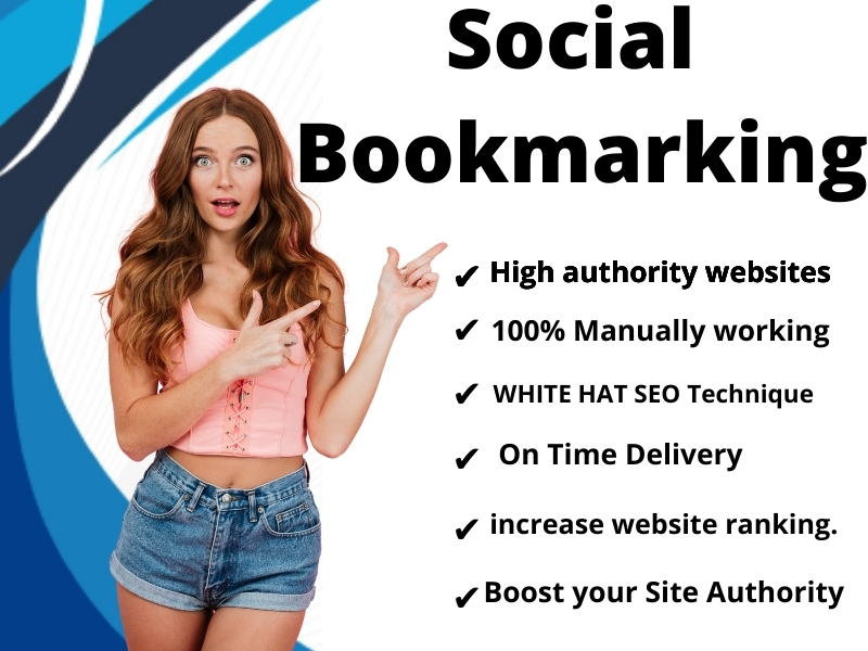 I Will Create Manually 60 Social Bookmarking Backlink...