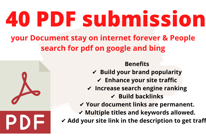 File or PDF Submission to Top 40 file and doc or Pdf ...