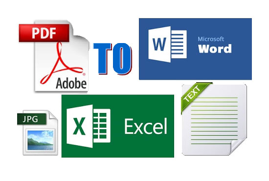 convert and edit bank statement, bill PDF to excel or...