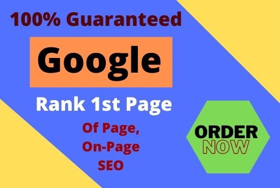 I will rank your website guarantee first page of goog...