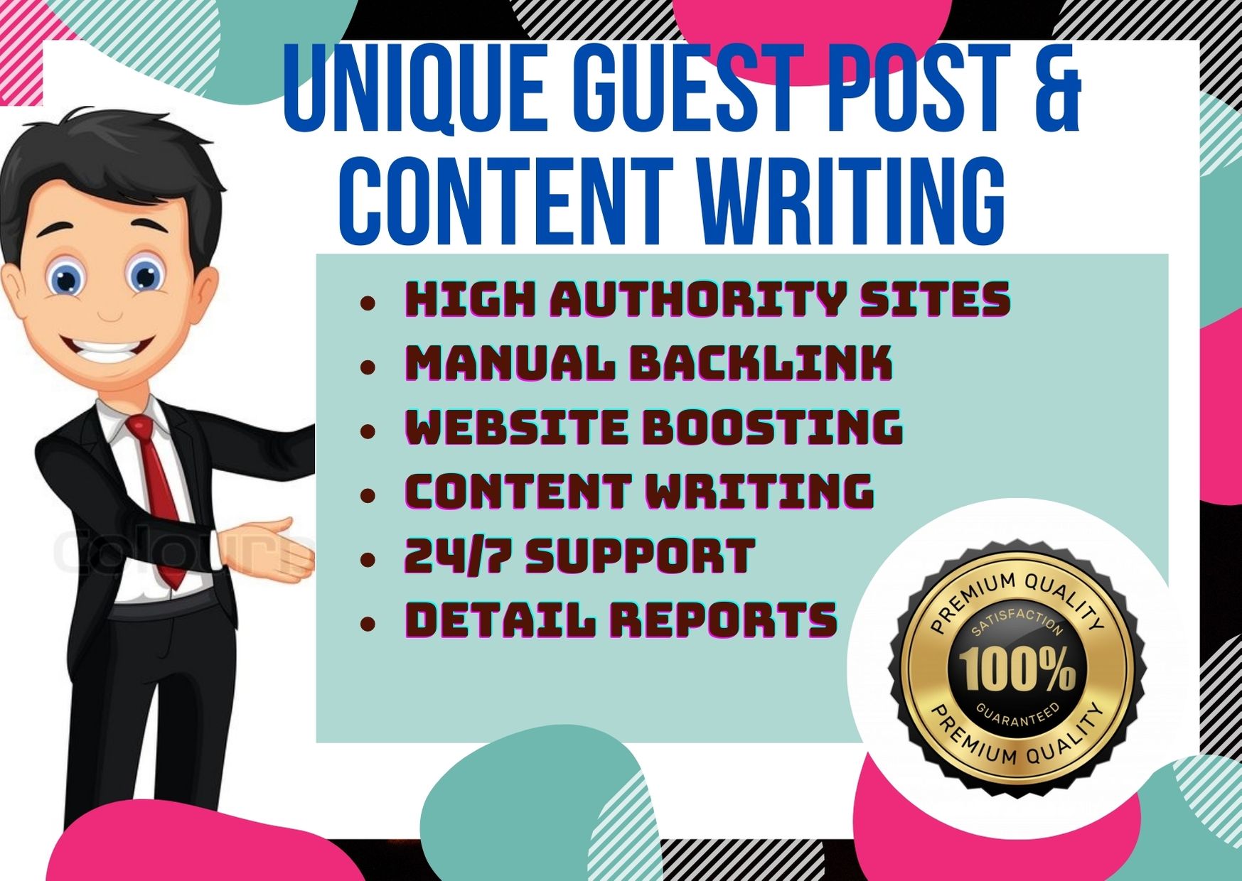 High DA Guest post service with SEO optimized content...