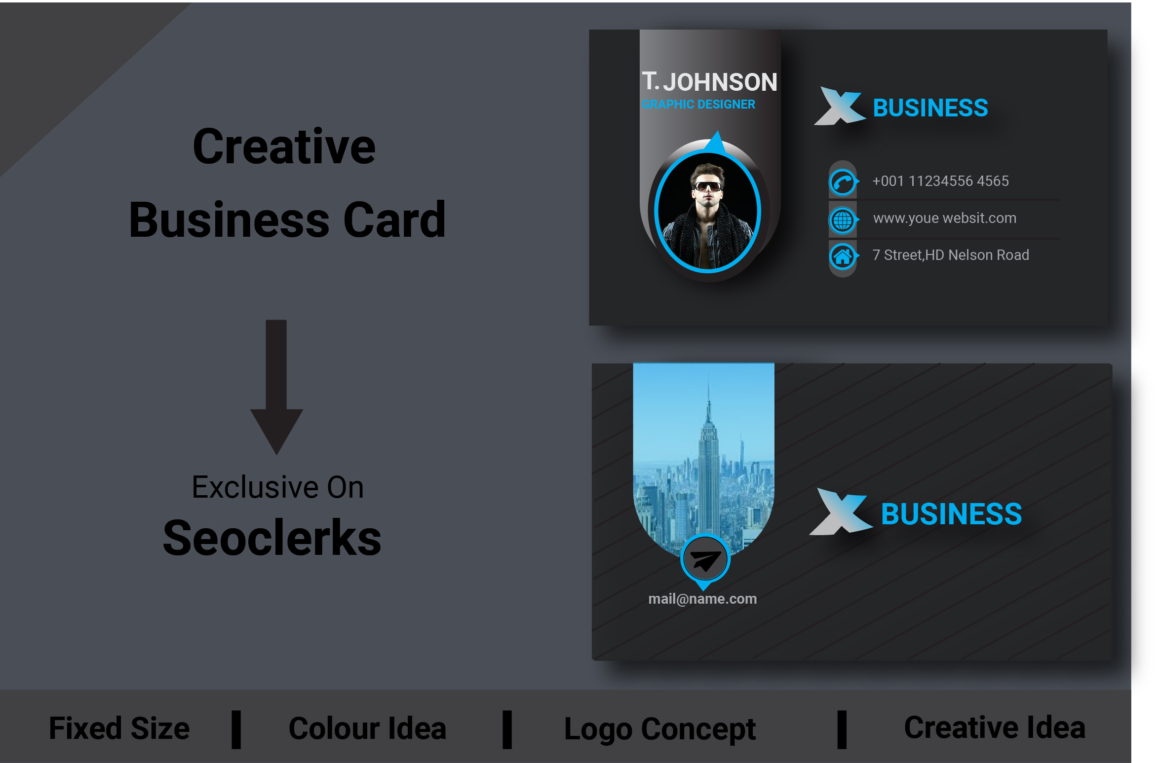 I will do a Creative, Stylish Business Card.