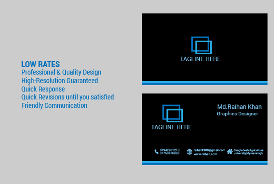 Professional & Quality Design Business Card For Y...