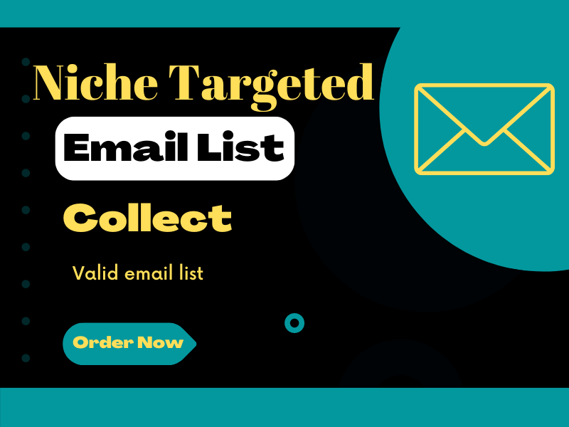 I will do 100 Percent Verified Bulk Email List Collec...