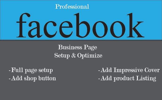 I will create and design an impressive Facebook busin...
