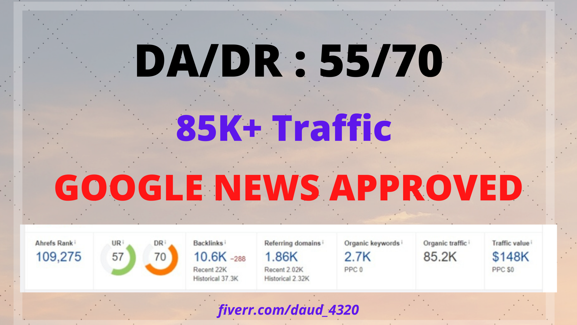 I will google news approved guest post on my da55 web...