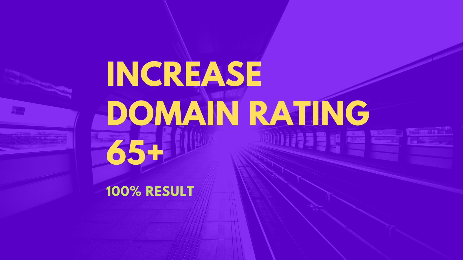 I will Increase ahref Domain Rating 60 plus with manu...