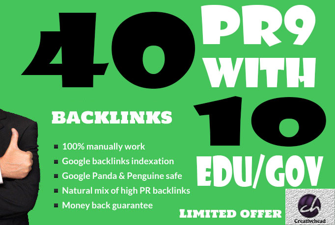 Increasing Your Google Ranking With 40 High DA Pr9+10...