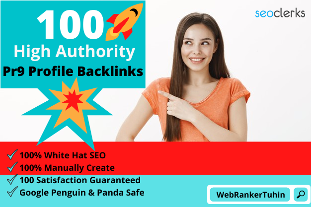 Create High Quality 100 Unique DA Safe Pr9 Profile Ba...