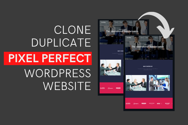 I will design redesign wordpress website or copy clon...