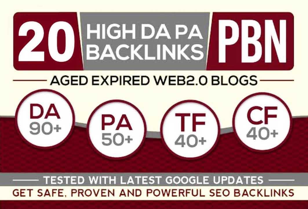 Create 20+ Backlink with high DA30+ PA 40+, DOFOLLOW...
