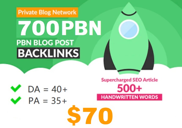 Get Extream 700+ PBN Backlink in your site hompage wi...