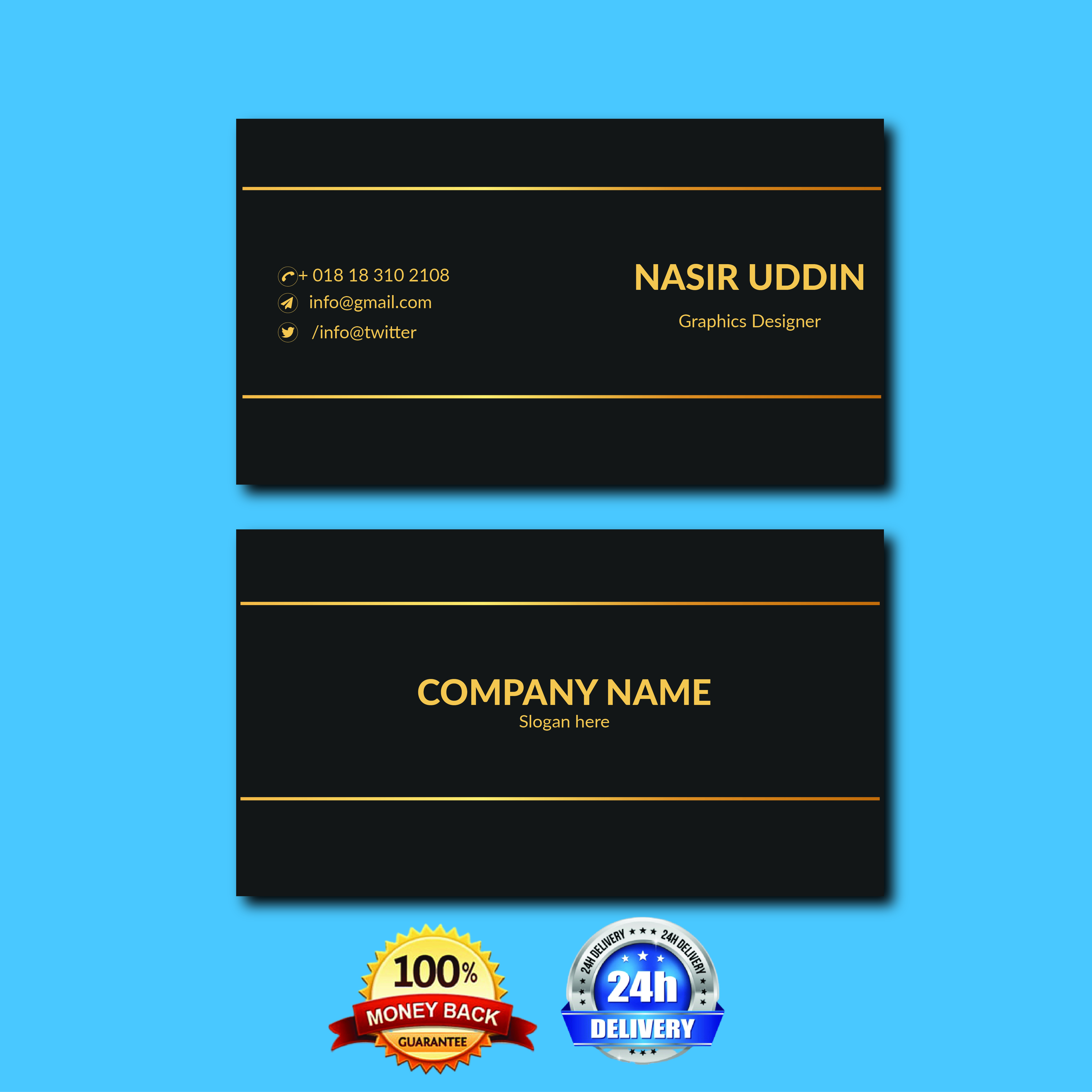 Create an experienced business card design