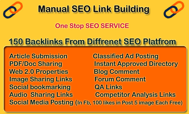 I will seo backlinks white hat manual link building s...